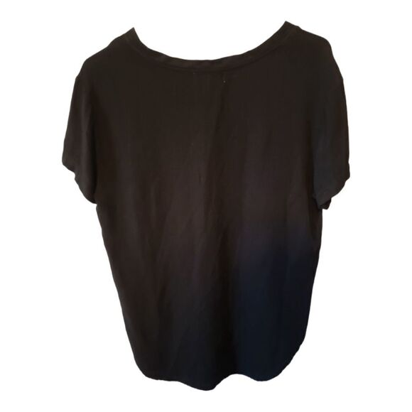 Anthropologie Cloth & Stone Black Top Size Medium - Picture 3 of 5